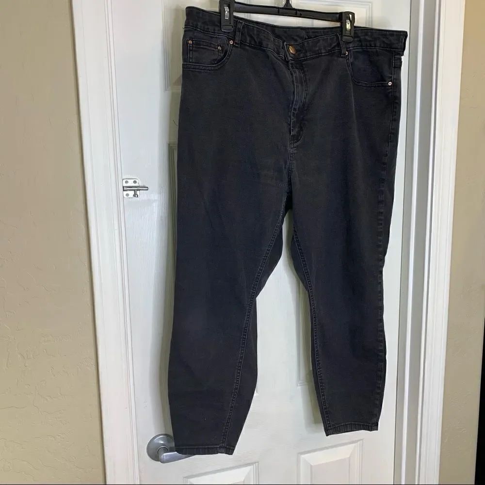 ASOS Denim Black Jeans Plus Size 18 - Picture 4 of 10